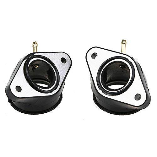 Cicony 2 Piezas Carburador de admisión colector Arranque para Yamaha Virago XV400 500 535