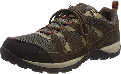 Columbia Redmond V2, Zapatos de Senderismo Impermeables Hombre, Marrón (Mud, Dark Adobe), 40.5 EU