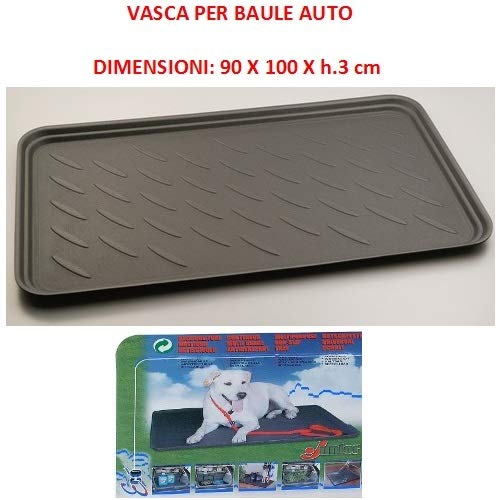 Compatible con Tata Aria Bolsa DE Tronco para Coches Bonnet Trasero Impermeable Adecuado para Transporte DE Perros Animales CONTENEDOR Deslizante Universal 90X100XH.3CM