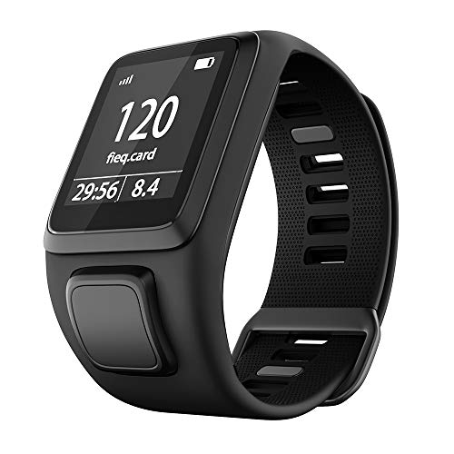 Compatible con Tomtom Runner 2 3,Tomtom Spark 3,Golfer 2 Correas para Relojes, Correa de Pulsera de Reemplazo(Negro).