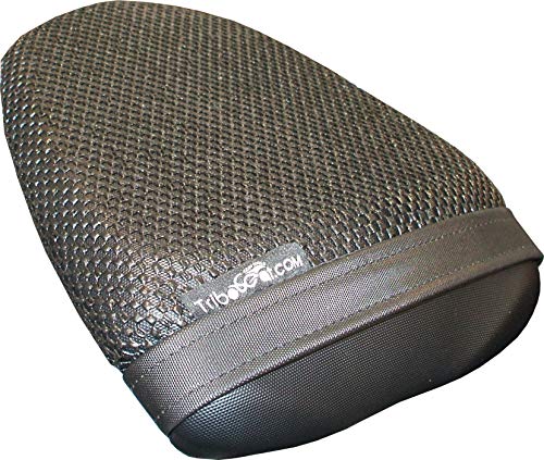 Cubierta TRIBOSEAT para Asiento Antideslizante Accesorio Personalizado Negro Compatible con Suzuki GSX-S 750 (2017-2019)