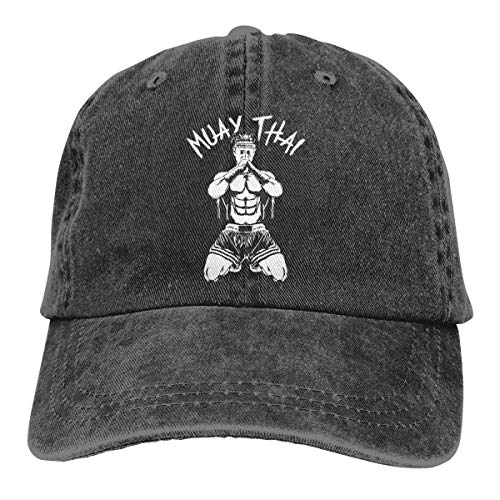 Desconocido Gorra Deportiva Muay Thai Unisex para Mujer y Hombre Strapback Ajustable