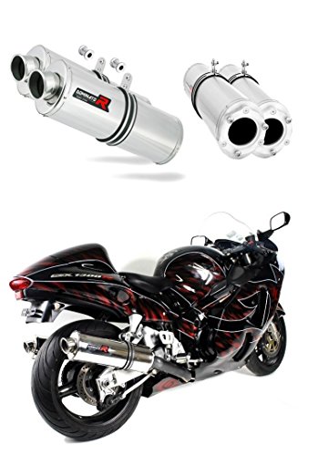 Dominator Exhaust silenciador de escape SUZUKI GSXR 1300 HAYABUSA 99-07 + DB Killer (OVAL)