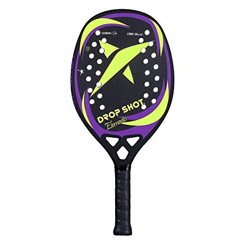 DROP SHOT Elemento BT Pala Beach Tenis, Unisex Adulto, Naranja, 330-360 gr