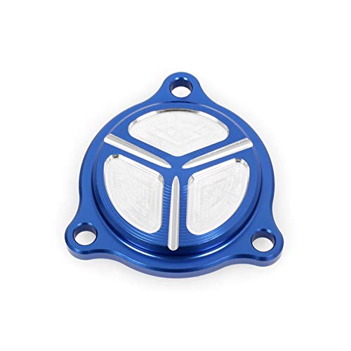 DShanLa Cubierta del Filtro de Aceite del Motor para Suzuki DR-Z 400 DRZ400 SM/S/E LT-Z LTZ400 LTR 450 Accesorios para Motocicletas CNC CANKCASA Cap DRZ400SM DShanLa (Color : Blue)