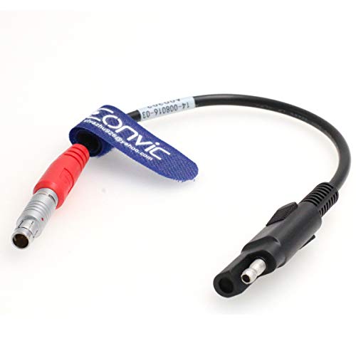 Eonvic Topcon - Cable de alimentación para GPS HiPer o HiPer Lite con cable a conector SAE de 5 pines.