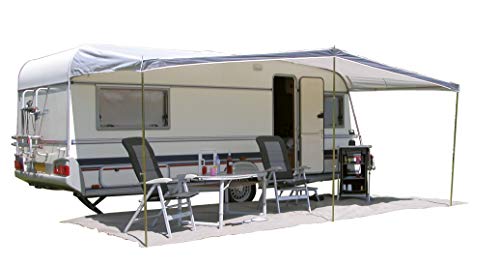 Eurotrail Toldo universal de 380 x 240 cm, para caravana de 740 a 780 cm, color gris