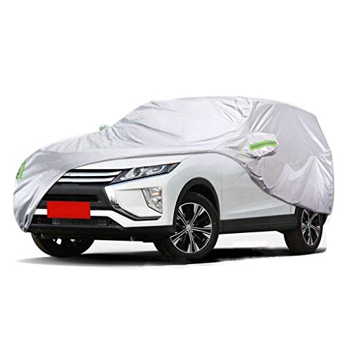 Fundas para Coche Compatible con Mitsubishi Eclipse Cross SUV Todoterreno Engrosamiento Especial Oxford Cloth Protector Solar Lluvia Cubierta (Color : La Plata)