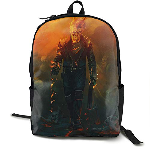 Ghost Rider Ideas In Anti-Theft Business Travel Work Computer Mochila grande ligera College High School Bolsa para niños y mujeres