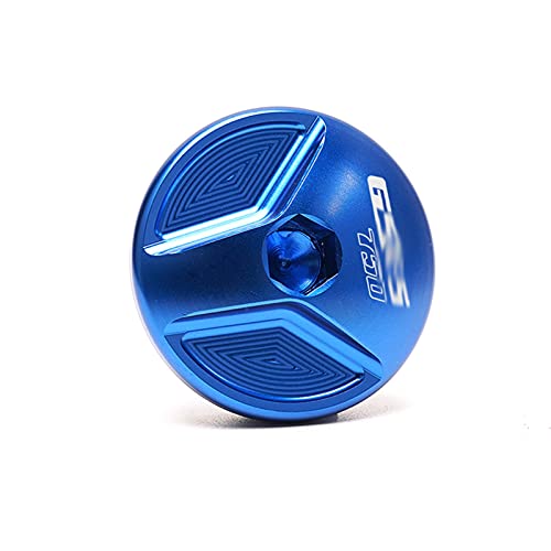 GUIFUG Tornillo de Cubierta de la Taza del Filtro de Aceite del Motor de la Motocicleta Tornillo/Ajuste para Suzuki GSX-S750 GSX S750 GSX-S 750 GSXS750 Todo el año (Color : Blue)