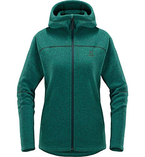 Haglöfs Swook Sudadera con Capucha, Mujer, Mineral Solid, M