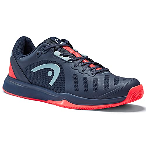 HEAD Sprint Team 3.0 2021 Clay Men, Zapatillas de Tenis Hombre, Azul/Rojo, 44 EU