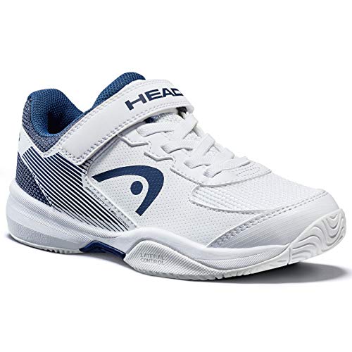 Head Sprint Velcro 3.0 Jnr, Zapatillas de Tenis Unisex Niños, Blanco (White/Midnight Navy Whmn), 29 EU