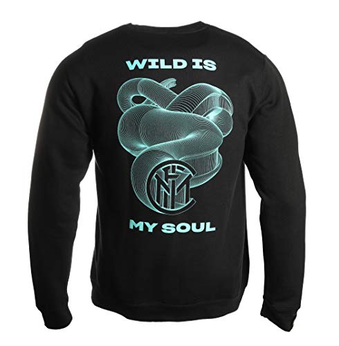 Inter Felpa Wild Is My Soul Limited Edition Sudadera, Unisex Adulto, Negro, L