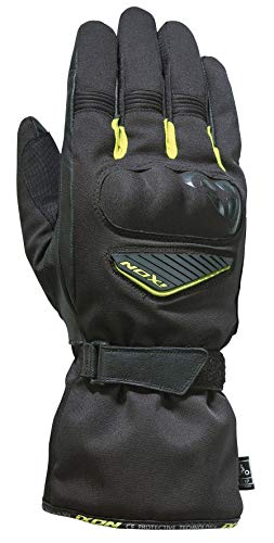 Ixon Pro Arrow - Guantes para moto (talla S), color negro y amarillo