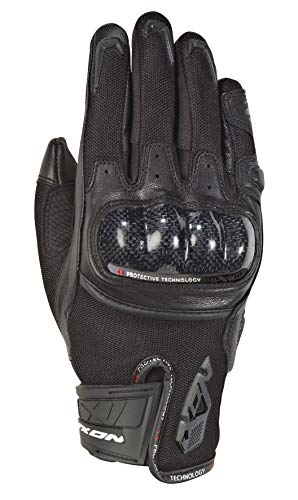 Ixon RS Rise Air L - Guantes para Moto, Color Negro, XS