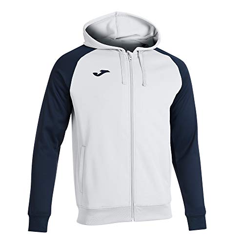 Joma Academy IV Sudadera con capucha, Marino Blanco, Regular para Hombre