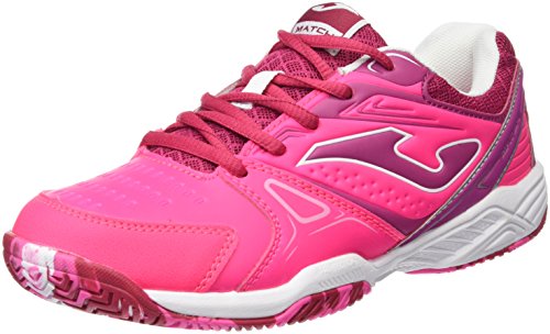 Joma Match Junior 610 Rosa Zapatillas de Tenis, Niñas, 33