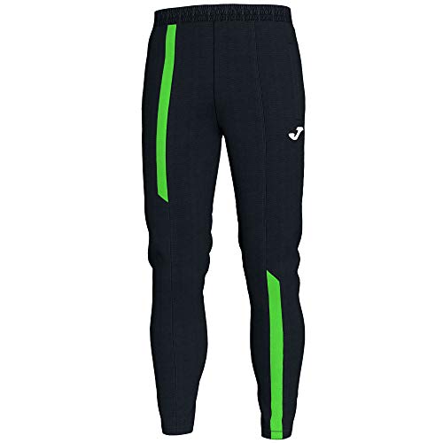 Joma Supernova Pantalón Deportivo, Negro-Verde Fluor, L para Hombre