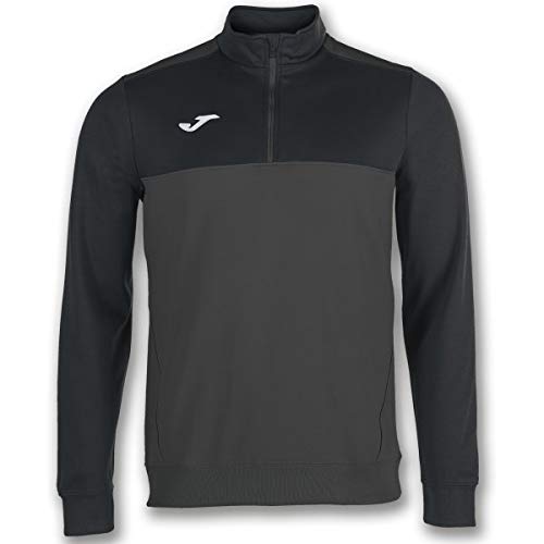 Joma Winner Sudadera, Hombre, antrac-Negro, S