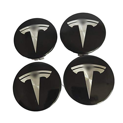 Juego de 4 tapacubos de Clase Z, para Tesla Model S X 3, Tapa de buje, 58 mm, tapacubos para Llantas Tesla Wheel Centre