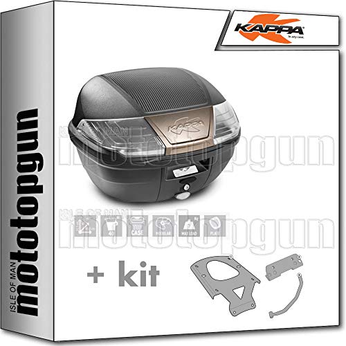 KAPPA MALETA K400NT 40 LT + PORTAEQUIPAJE MONOLOCK COMPATIBLE CON SYM SYMPHONY ST 50 125 200 2015 15