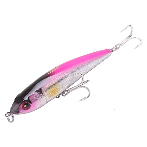 L-MEIQUN, Señuelos hundimiento stickbaits wobbler lápiz Exo señuelo Artificial Que se Hunde Yeso Largo wobblers Cebo de Arrastre señuelo (Color : NS130, tamaño : 140MM 70G)