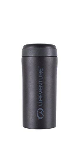 Lifeventure, 300ml, Black Thermal Mug, Matt, Unisex-Adult