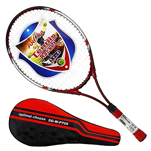 LLCP La Raqueta De Tenis Compuesta del Carbón Y del Aluminio, Raquetas De Entrenamiento De La Competición De Los Niños Adultos,Red