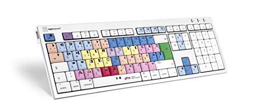 LOGICKEYBOARD Avid Media Composer Alba DE (Mac) Teclado