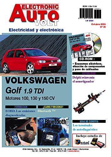 MANUAL DE TALLER y MECANICA PARA volkswagen GOLF 1.9 TDi de 100 y 130,150cv +CD ROM