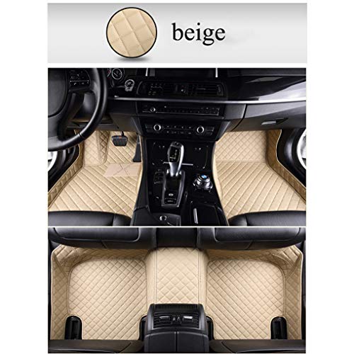 MDJFB Para Alfombrillas Personalizadas para Volkswagen Todos los Modelos VW Passat b5 b6 Polo Golf tiguan Jetta touran Touareg Alfombrillas para automóviles | Alfombrillas,Beige