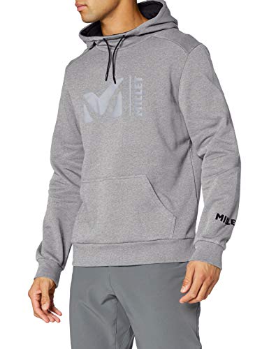 Millet - Sweat Hoodie M - Sudadera con Capucha para Hombre - Escalada, Aproximación, Diario- Gris