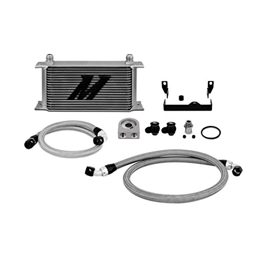 Mishimoto MMOC-WRX-06 Kit de enfriador de aceite compatible con Subaru WRX/STI 2001-2007 Plata