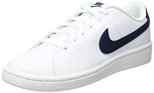 Nike Court Royale 2, Sneaker Hombre, White/Obsidian, 43 EU