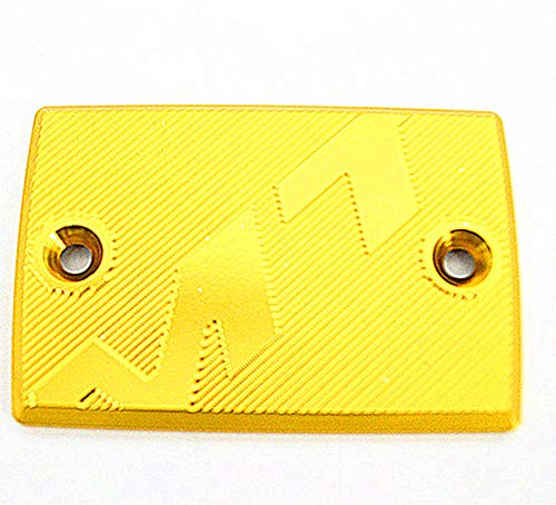 Oldbones Tapa para depósito de líquido de freno delantero CNC para Yamaha MT07 MT09 MT-09 2014 2015 en oro