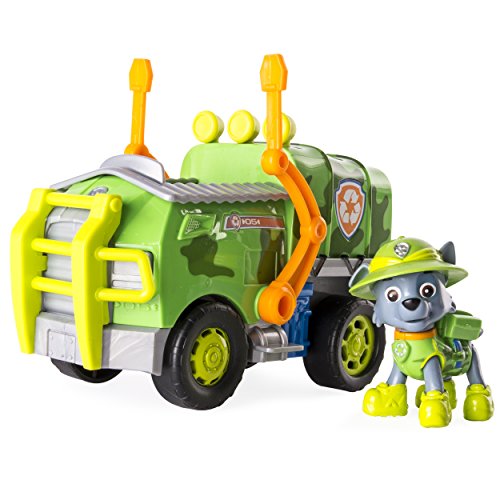 PAW PATROL Jungle 6033378 - Vehículo de Rocky con Cachorro