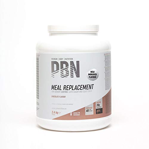 PBN Premium Body Nutrition Sustitutivo de comidas, bote de 2.4 kg, sabor Chocolate, sabor optimizado