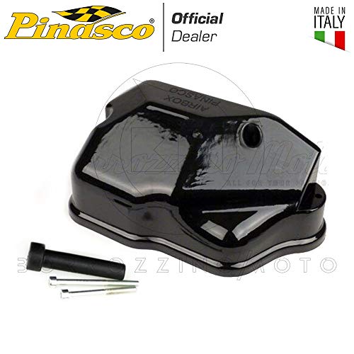 PINASCO Airbox - Tapa para caja de filtro de aire aumentado 120 % para Piaggio Vespa PX 125 150 200 con mezclador Art. 25070130