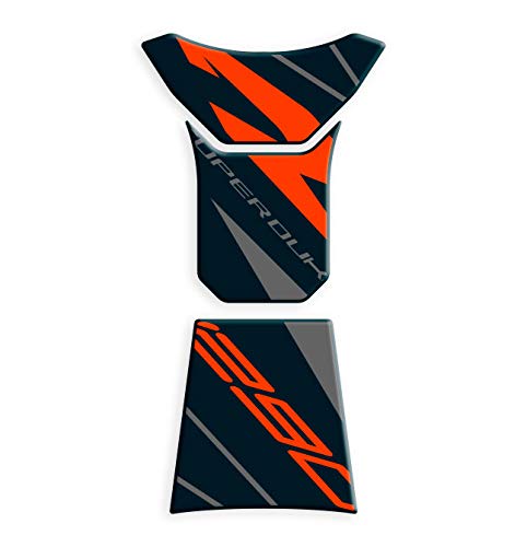 Protector de depósito de resina 3D compatible con KTM Superduke 1290 R 2020 GP-684 (DARK)