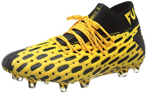 PUMA Future 5.1 Netfit FG/AG, Zapatillas de Fútbol Hombre, Amarillo (Ultra Yellow Black), 41 EU