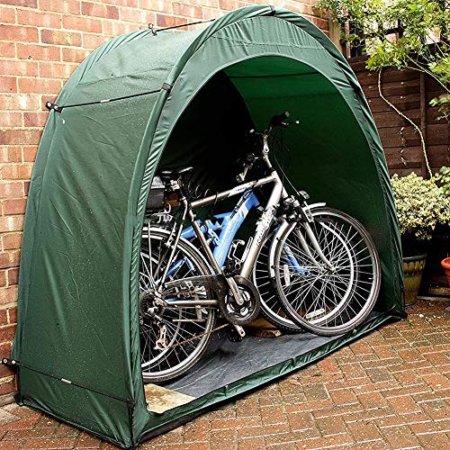 QLIGHA Carpa con Dosel para Bicicletas Cobertizo para Almacenamiento de Bicicletas con diseño de Ventana Impermeable al Aire Libre A Prueba de Polvo para Almacenamiento Pesca Control de Insectos