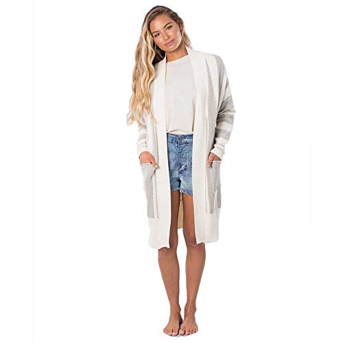 Rip Curl The Nomadic Cardigan - Sudadera para mujer blanco crudo S