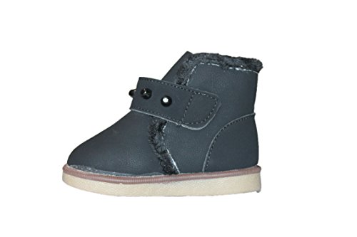 Sherry - Botas de Material Sintético Niñas, Negro (Negro), 25