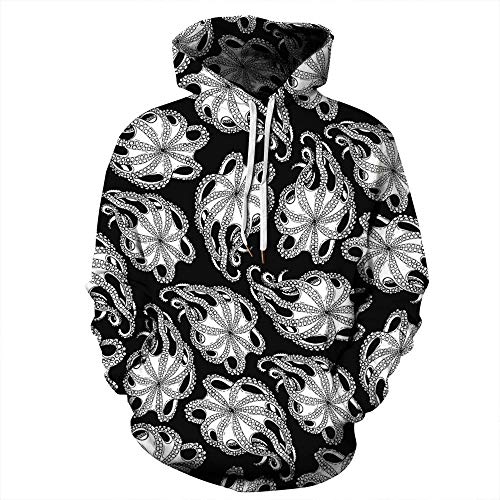 Sudadera con Capucha con Estampado Animal De Otoño para Hombre Sudadera con Capucha 3D Lion Head Sudadera con Capucha Ropa Deportiva De Moda Street Jacket-Hob0031Aa05_M