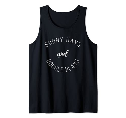 Sunny Days Double Plays Baseball Camiseta sin Mangas