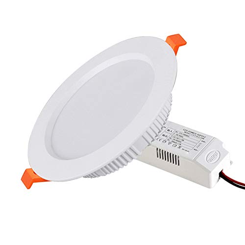 Sunny Lingt Flat Panel empotrable LED ultradelgado de Spotlight, 7W 12W 4000K 6000K interior puntual luces, luces del gabinete Decoración Lavado de la pared, luz empotrada redondo blanco del accesorio