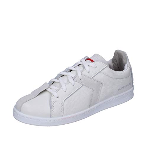 SUPERBIKE Sneakers Hombre Cuero Blanco 45 EU