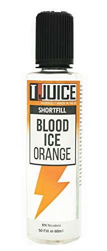 T Juice | Blood Ice Orange | Saborizante Shortfill 50ml para Cigarrillos Electrónicos de Vapeo | Sin Nicotina