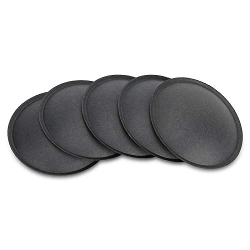 Tapa antipolvo para altavoz, bocina para subwoofer, tapa antipolvo para altavoces, 5 piezas, 72 mm, bocina para subwoofer de papel simple, tapa protectora a prueba de polvo para altavoces de escenario